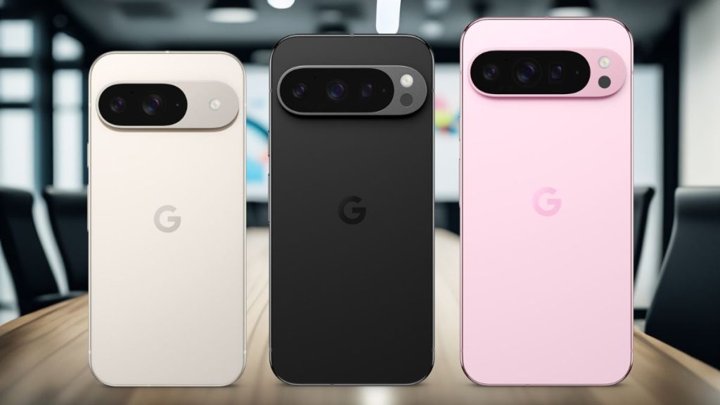 Image of a Google Pixel 9 phone camera with the back cover side.