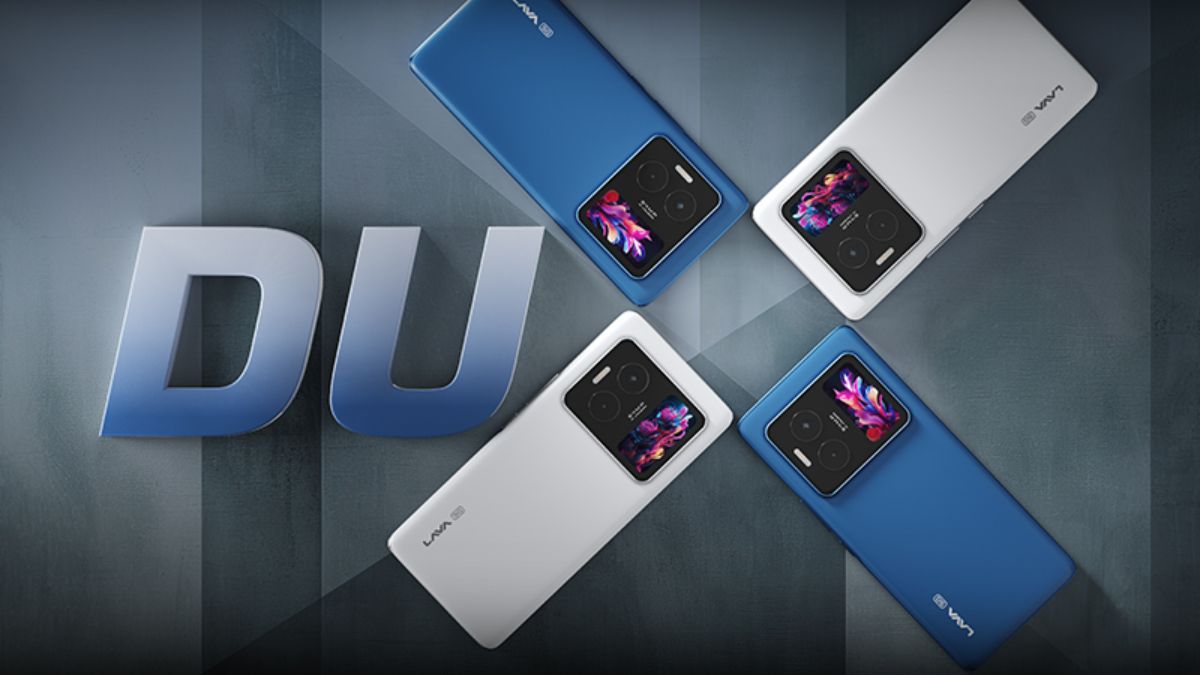 Image of Lava Blaze Duo phone.
