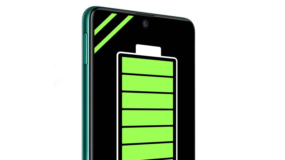 Image demonstrating the battery life of phone.