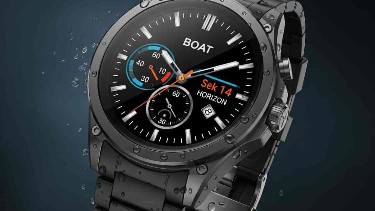 Image of BoAt Chrome Horizon Smartwatch. BoAt Chrome Horizon Smartwatch