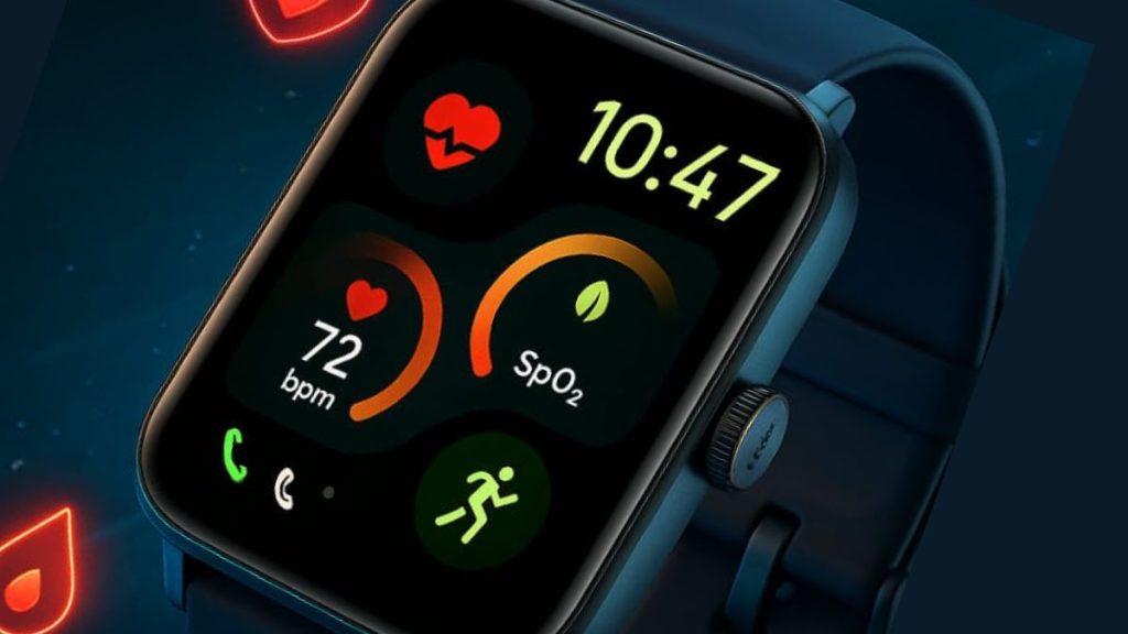 Image of BoAt Storm Infinity Plus smartwatch.
BoAt Storm Infinity Plus