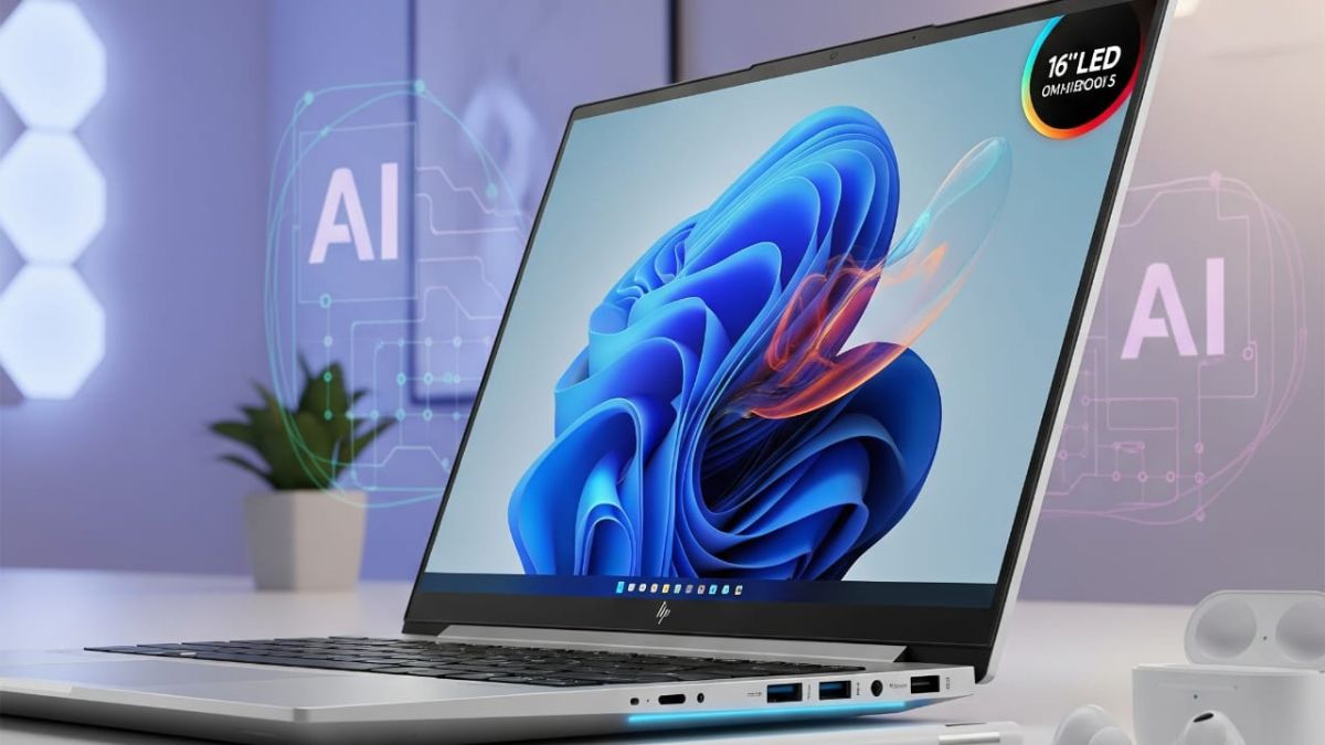 Image of HP Omnibook 16 Laptop.