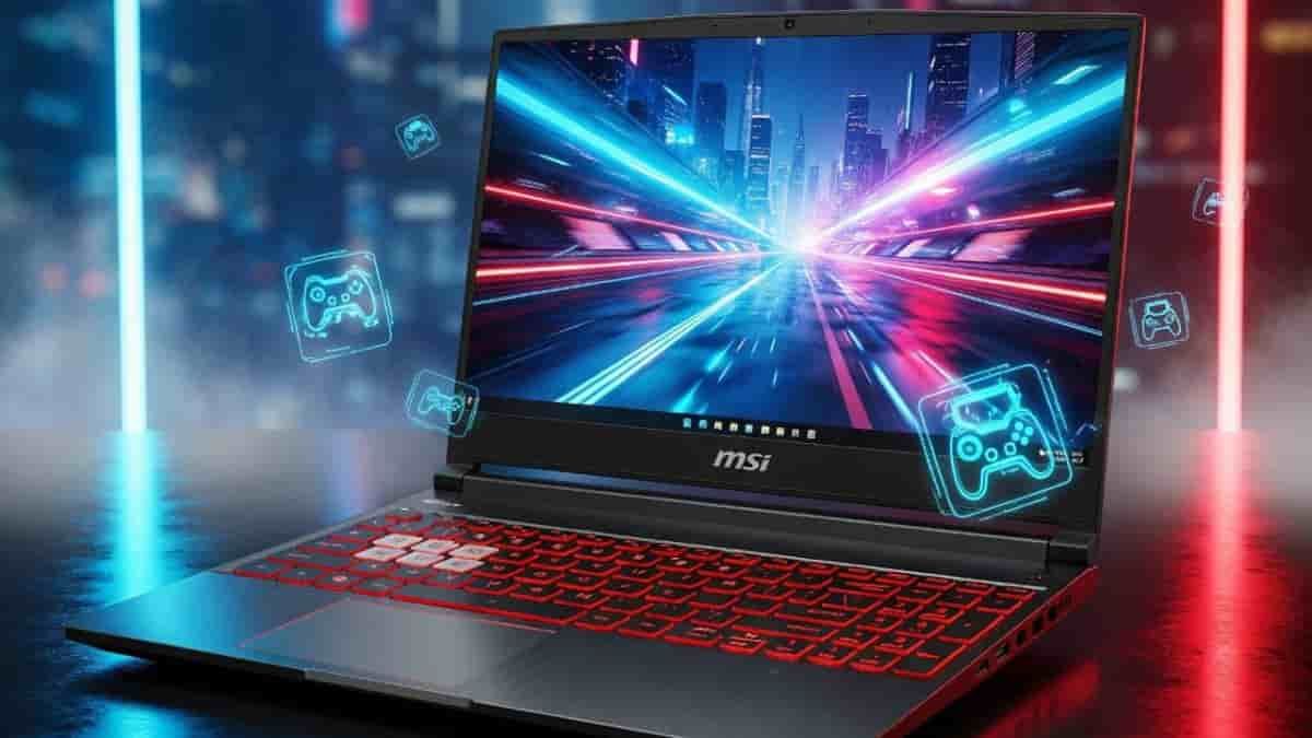 Image of MSI GF63 Thin Laptop.