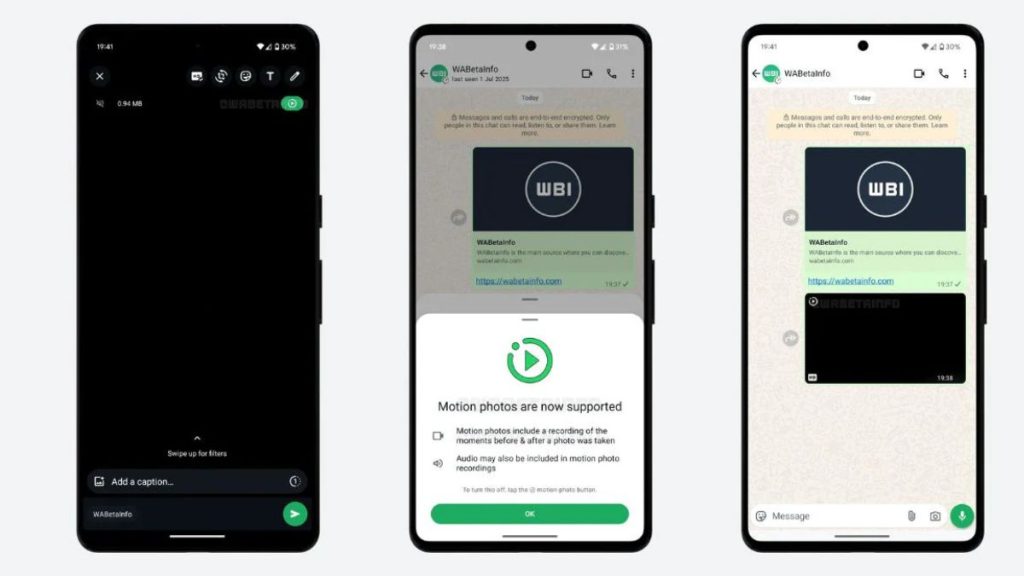 WHATSAPP MOTION PHOTOS