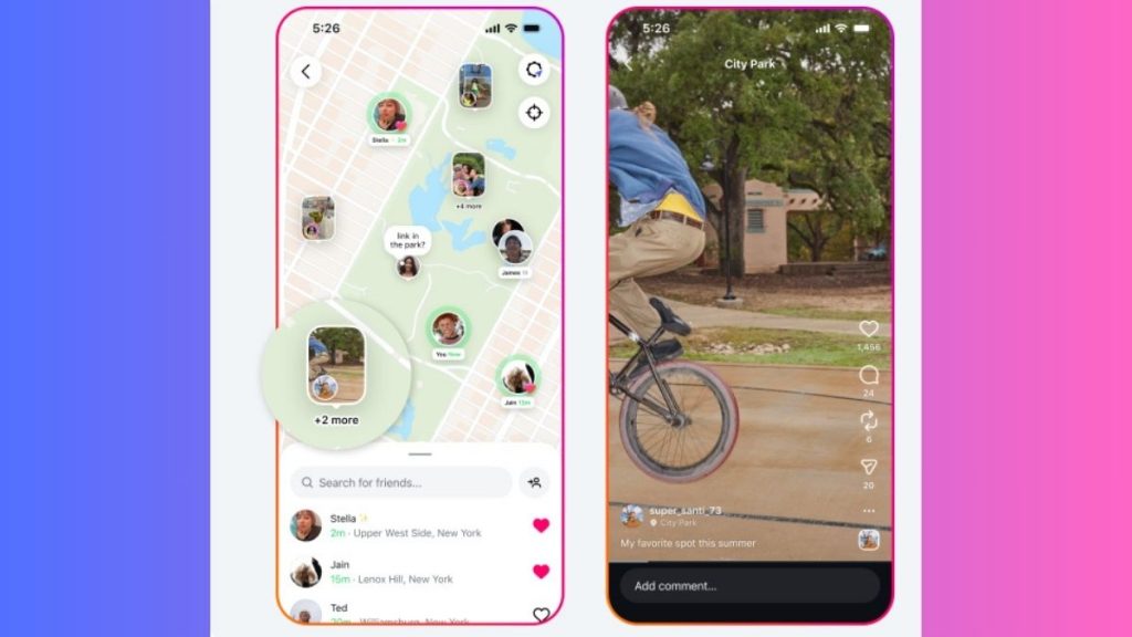 friends map feature