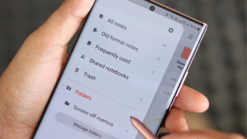 samsung notes new upgrade