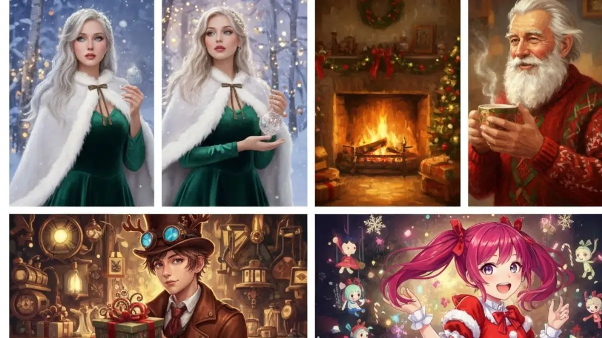 Christmas AI Portrait Prompt