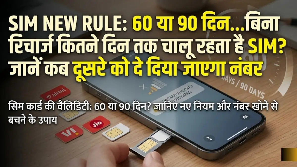 SIM Deactivation Rules Latest Validity